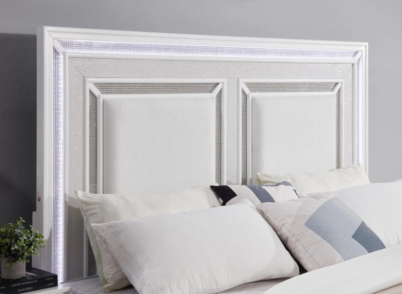 White Led Night Stand