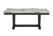 D1319 Black/White Dining Table