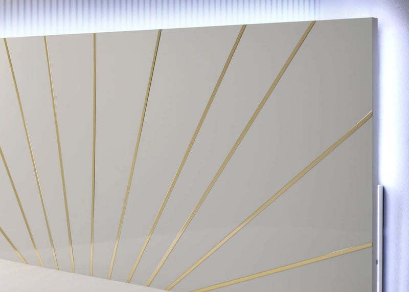 White/Gold Night Stand