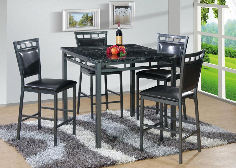 D680 Counter Height Table-4 Chairs