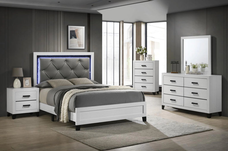 Twin Bed Frame - Dresser - Mirror
