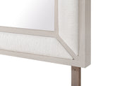 Clara Beige Upholstered Mirror