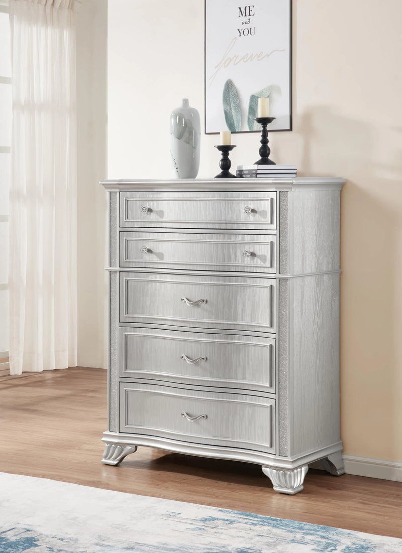 Silver King Bed