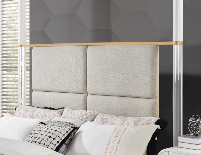 White Canopy King Bed