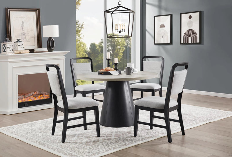 Dining Table & 4 Side Chairs