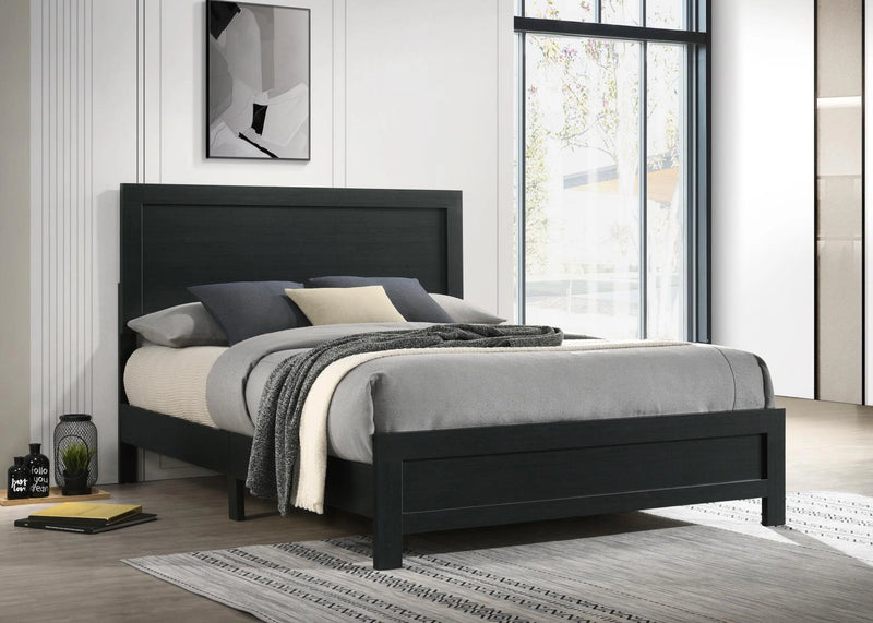 B525 Black Bed