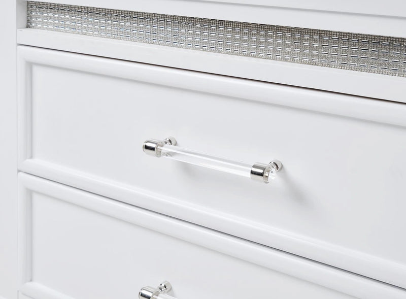 White Led Night Stand