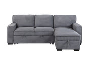 U0203 Light Grey Reversible Sofa Bed