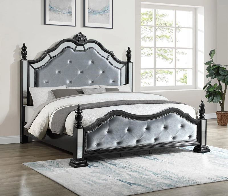 B091 Black Bed