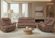 U2250 Brown Glider Recliner