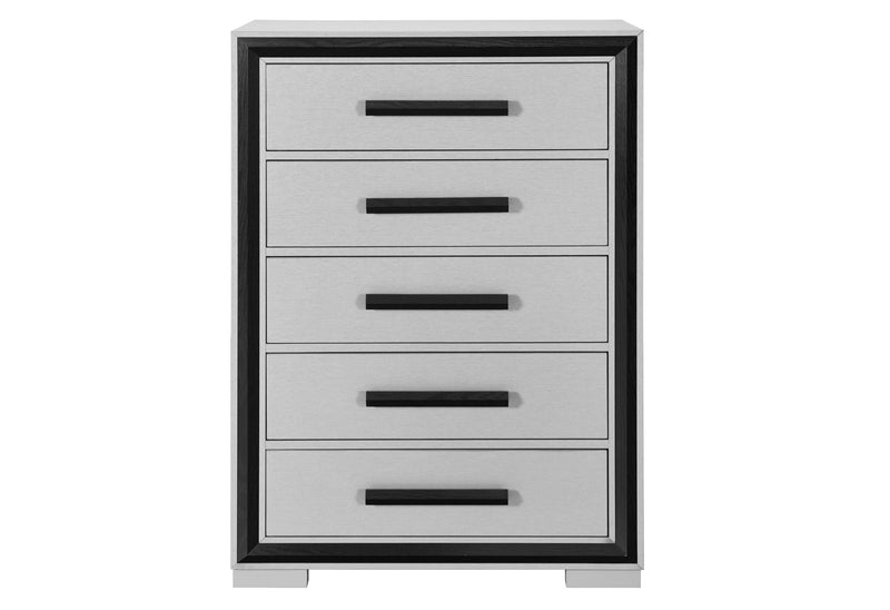 Amelia Grey Black Chest