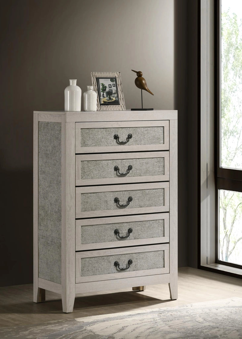 Queen Bed Frame - Dresser - Mirror - Chest - Nightstand