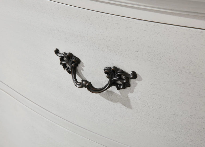 Antique White King Bed