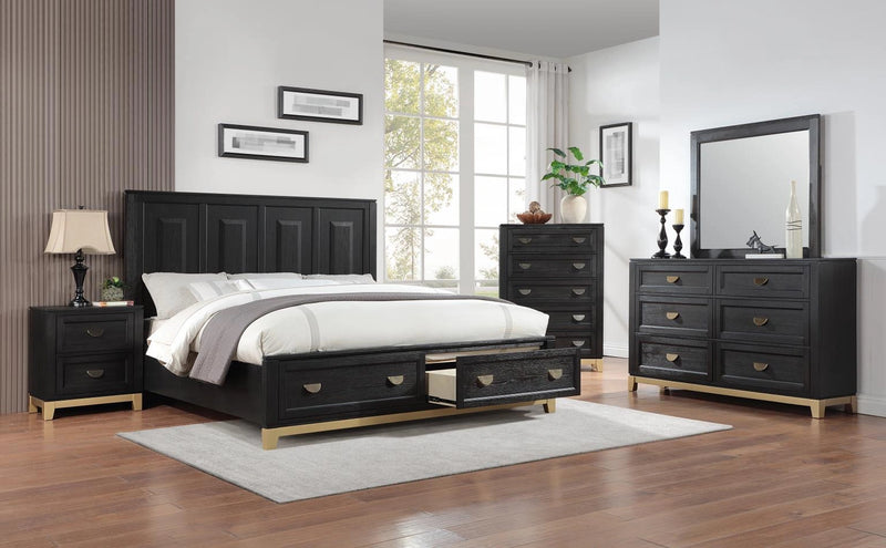 B236 Bed-Dresser-Mirror