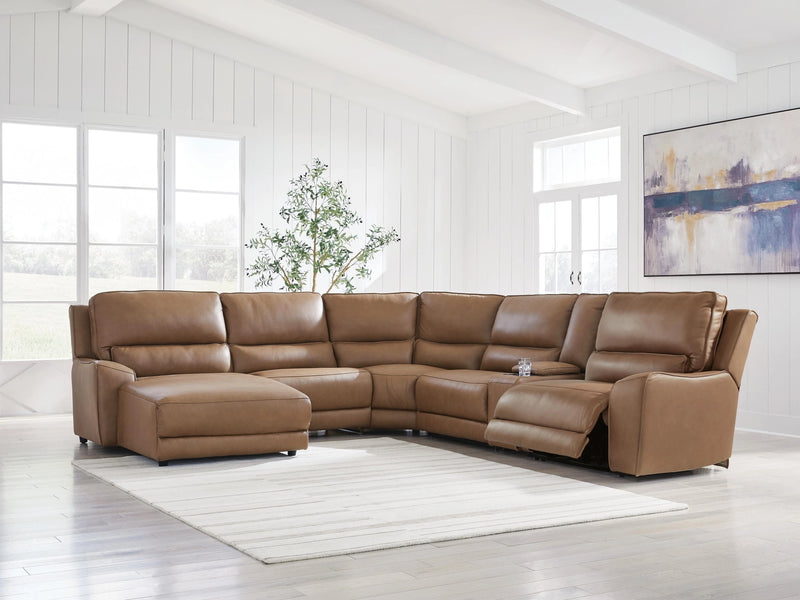 DeepWakes Power Reclining Sectional with Chaise
